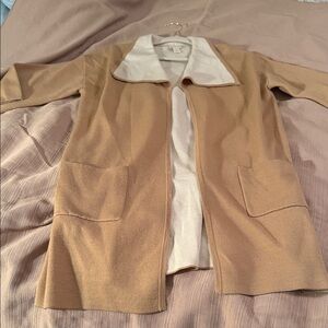 Chico's Cream Knit Cardigan